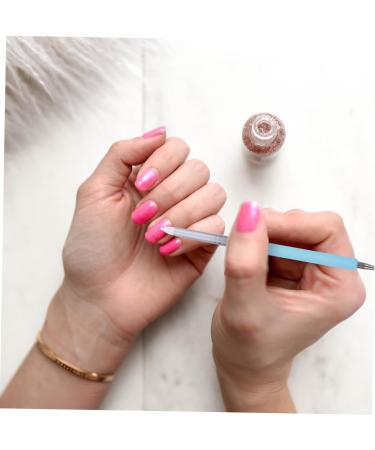 minkissy 1 Set Nail Pen Nail Art Needle Pen Nail Point Drill Pen Dotting Tools Nail Art Wax Pencil for Nails Pro Tools Acrylic Nail Tools Manicure Pen Supplies Silicone Draw a Line Stylus 15x1x1cm Blue - Buy Online on GoSupps.com