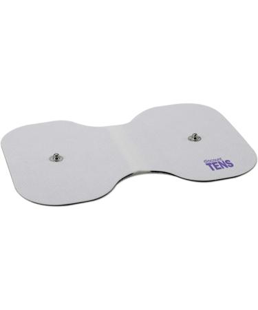 Premium Quality 4x6 inch Dual Self Adhesive TENS Unit Electrodes by Discount TENS - Snap Butterfly Design - Buy Online on GoSupps.com