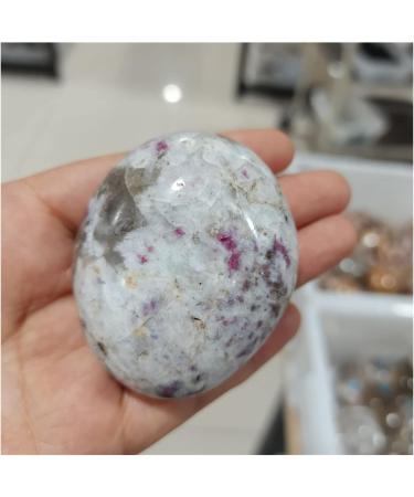 Natural Crystal Rough Natural Polished Plum Blossom Tourmaline Palm Stone Rubellite Quartz Granite Crystal Amulet Specimens Stones (Size : 100-200g) - Buy Online on GoSupps.com
