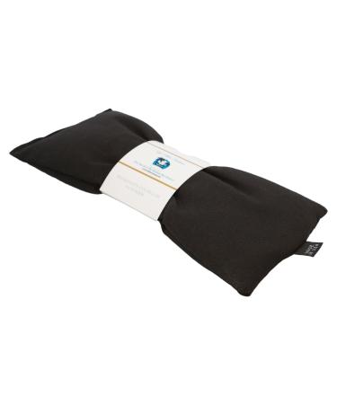 Lavender Eye Pillow for Migraine & Anxiety Relief - #1 Stress Relief Gift for Women - Made in USA - Organic Flax Seed - Black Organic Cotton - Buy Online on GoSupps.com