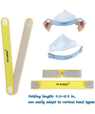 HX AURIZE Blue Face Mask Strap Extender - Adjustable for Comfort and Pain Relief - Buy Online on GoSupps.com