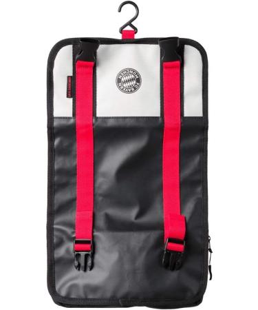 FC Bayern Munich Toiletry Bag - Black Logo 15x25 cm | International Shipping Available - Buy Online on GoSupps.com
