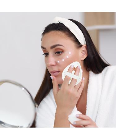 Large Make Up Sponge Soft Makeup Beauty Blenders Wet Dry Foundation Sponge Reusable Makeup Sponges for Liquid Foundation Cream Loose Powder Concealer Makeup cookie pattern - Buy Online on GoSupps.com