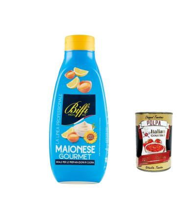 Italian Gourmet E.R. Biffi La Linea Professionale Gourmet Mayonnaise 820 g + 400 g Italian gourmet pulp