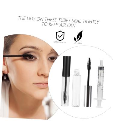 Beatifufu 12pcs Mascara Tube Eyelash Wand Eyelash Cream Tube Eyelashes Kit Lengthening Mascara Clear Plastic - Buy Online on GoSupps.com