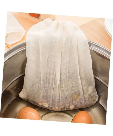  KICHOUSE KICHOUSE Pack of 12 Reusable Cotton Filter Bags for Tea and Soup Safe for Chinese Use - Buy Online on GoSupps.com