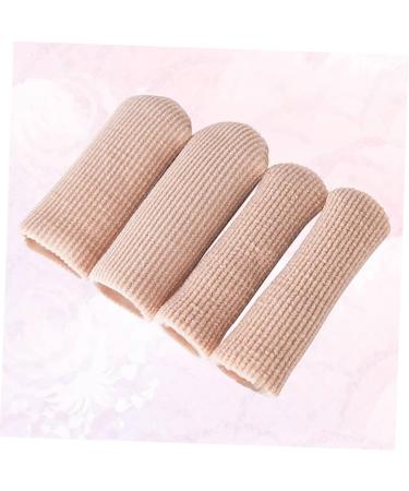 Silicone Gel Toe Sleeve 4pcs Set - Thumb & Finger Protector Caps for Feet, Toe Cover, Splitter & Protective Case - Toe Sleeve for Shut Up Feet - Picture 1 - Buy Online on GoSupps.com