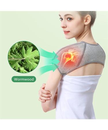 Shoulder Support Belts | Self-Heating Compression Wrap for Pain Relief Arthritis & Dislocation | Werm dtapy | Gray X-Large - Buy Online on GoSupps.com