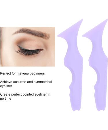 Aid Stencil Pointed Tip Reusable Molds Stencil 2pcs Waterproof for Beginners for Daily Use (Purple) - Buy Online on GoSupps.com