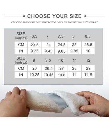OKAYDA Premium Sheepskin Insoles | Genuine Lambskin Fleece for Ultimate Warmth & Comfort | Unisex Shoe Slipper & Boot Insoles (Size 8.5 - Buy Online on GoSupps.com