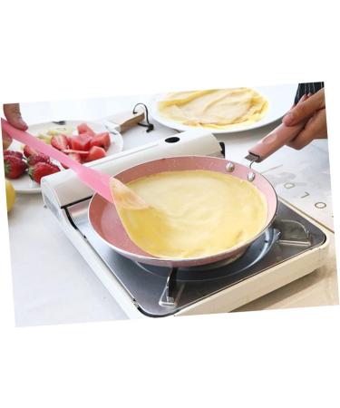 PRETYZOOM Frying Pan Utensil Fine China Crepe Pan Egg Omelet Fry Pan Egg Pan Kitchen Making Supplies Mini Nonstick Pan Round Frying Pan Pizza Pan Cooking Utensils Pink Non Stick 22X34X5 Pink - Buy Online on GoSupps.com