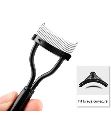 Eyelash Comb - Eye Lash Separator | Mascara Separator Tool | Eyelash Separator Mascara Applicator | Eyelash Definer Mascara Comb | Arc Designed Cosmetic Brushes Tool for Women BLACK - Buy Online on GoSupps.com