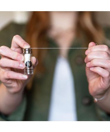 Chinchilla Vegan Dental Floss | Plastic-Free & Sustainable | Corn Starch Tooth Silk | 30m Refillable Mint Tooth Floss | Compostable & Biodegradable Eco-Friendly Dental Care - Buy Online on GoSupps.com