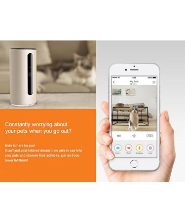 PETKIT Pet Remote Monitor Mate Pro Rose Gold - Smart Pet Monitoring Device - Buy Online on GoSupps.com