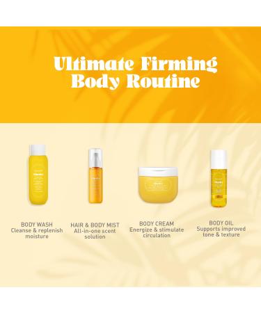 NATURE WELL Cheeky Firming & Cleansing Body Wash Infused With Caffeine Brazil Nut Oil & Guarana Extract Scented With Pistachio Almond Coconut & Salted Caramel 13 Fl Oz - Buy Online on GoSupps.com