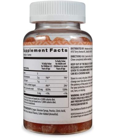 Solimo Kids' Vitamin C 125mg Gummies - Immune Health Support (60 Count) - Buy Online on GoSupps.com