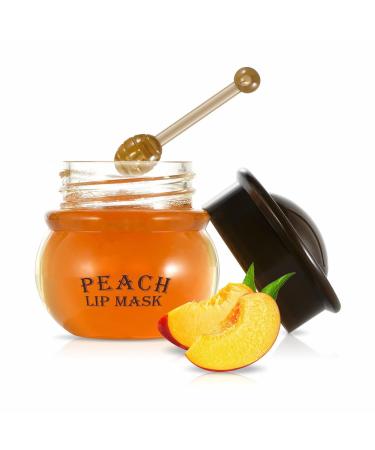 Lip Mask Lip Balm Moisturize and Prevent Dry and Chapped Lips Exfoliating Repair Lips (Peach)