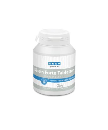 Gray - the original - biotin -fore tablets smooth fur and strong claws for dogs and cats 1 -pack (1 x 100 pieces) supplementary feed for dogs - Buy Online on GoSupps.com