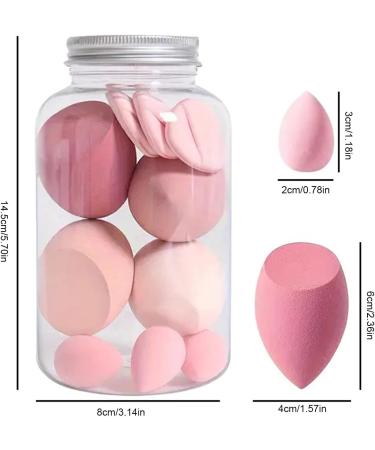 Make Up Sponge Set Triangle Makeup Powder Puff Face Sponge Powder Puff Washable Reusable Sponge Foundation Blending Beauty Sponge Makeup Powder Puff Wet Dry Make Up Tool pink - Buy Online on GoSupps.com