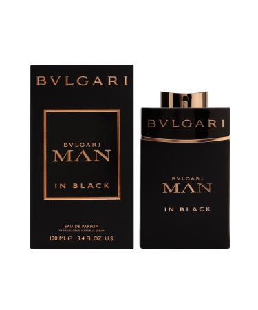 Bvlgari Man in Black Eau de Parfum Spray for Men, 3.4 Ounce 3.4 Fl Oz 3.4 Fl Oz (Pack of 1)