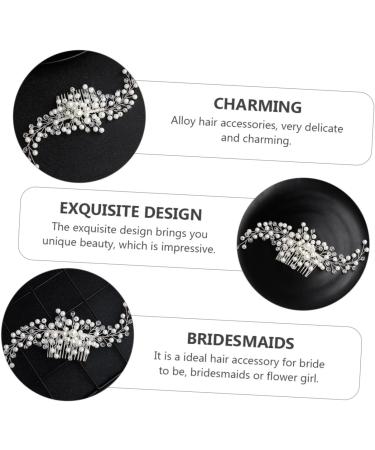 Mikinona 1 PC Hair Comb Exquisite Headwear Alloy Hair Decor Hair Accessory Handmade Hair Decor Fashion Hairpin - Buy Online on GoSupps.com