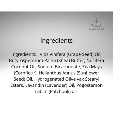 Organic Patchouli Deodorant Made in Israel | All Natural No Stain Aluminum Free Cruelty Free Vegan Friendly 1.7 Fl Oz - Buy Online on GoSupps.com