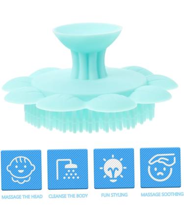 Silicone Shampoo Brush Set - Infant Shower & Hair Washing Brush for Babies | Scalp Massager & Bathing Washer - Buy Online on GoSupps.com