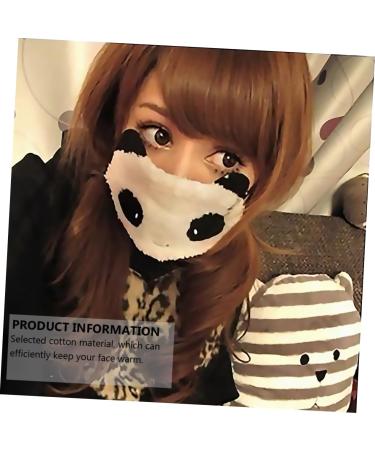 Warm Panda Mask Plush Cover for Women & Kids | Cozy Winter Face & Neck Gaiter | Cotton & Disposable Animal Masks | 1 Piece (3 Stk) - Buy Online on GoSupps.com