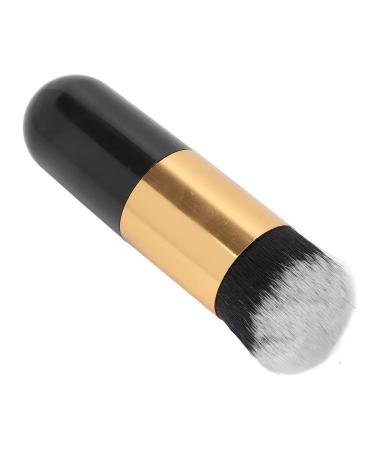 Verdant Touch Foundation Makeup Brush Foundation Makeup Brush Professional Liquid Blending Powder Blush Cosmetic Brush Portable Daily Makeup Black Gold