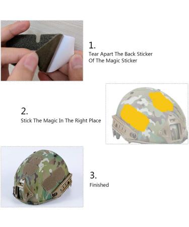Tactical Helmet Hook and Loop Fastener Set for AirFrame ACH MICH Helmet - OD Green - Buy Online on GoSupps.com