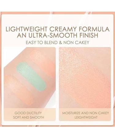 Concealer Correction - 6 Color Cream Makeup Kit Full Coverage Cosmetic Set | Waterproof Face Contour Reflection Skin Tone Corrector for Waterproof - Buy Online on GoSupps.com