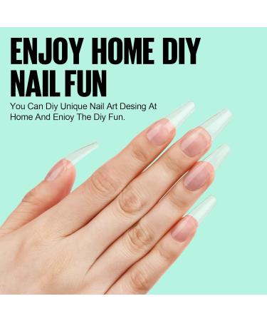 Tomicca Nail Glue for Artificial Nails - 2x15ml Extra Strong 4-in-1 Gel Glue for Tips & Fake Nails - Buy Online on GoSupps.com
