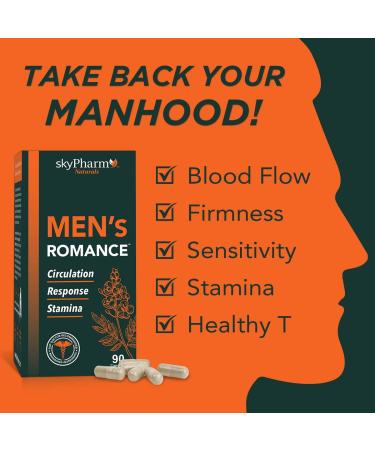 Men's Romance by SkyPharm - with Tribulus Terrestris Fenugreek & Longjack Root - 2 Pack - Buy Online on GoSupps.com