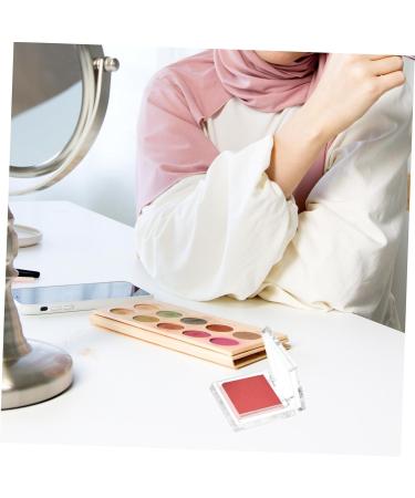 Healeved 4pcs Transparent Square Mini Eyeshadow Box Makeup Highlighter Makeup Palette Blush Palette Plastic - Buy Online on GoSupps.com