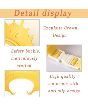 Adjustable Baby Shower Hood - 2 Pack | Soft Shampoo Protection Cap for Kids | Hair Washing Aid for Toddlers & Babies - Buy Online on GoSupps.com
