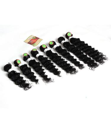 Eunice 8-Piece Deep Curly Tape-In Hair Extensions - Fading to Black Ombre (8-14 Inches) - Buy Online on GoSupps.com