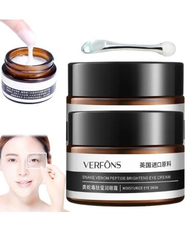 6 pieces verticalox temporary tight eye cream Fusceptive eye cream Verfon's snake venom firing eye cream for tear bags Reduces swelling/dark circles/folds (2PCs)