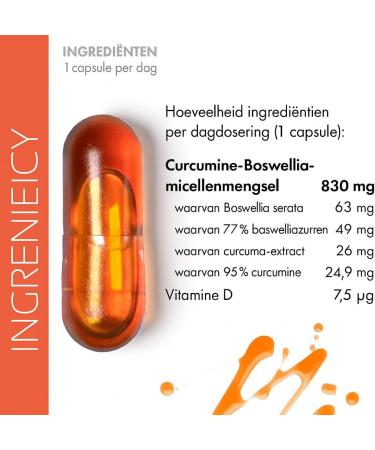 Botany BOTANICY Curcuma + Boswellia forte 30 turmeric incense capsules with brand raw material NovaSOL Plus vitamin D3 for bones and muscles high bioavailability incense turmeric capsules high - Buy Online on GoSupps.com