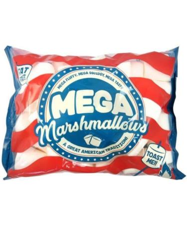 Mega Marshmallow 550g - Tasty Fluffy Extra Large Fat Free. Smores & Roasting Mega Marshmallow - Pack of 2 | 550g X 2 - Buy Online on GoSupps.com