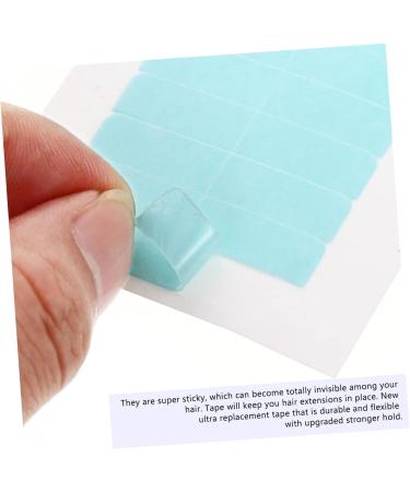 Angoily 10 Sheets Seamless Hair Extension Film Hair Scrunchie Chiffon Double Side Tape Hair Chopsticks for Women Wig Replacement Tape for Hair Glue Double Sided Headband - Buy Online on GoSupps.com