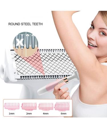 Electric Facial Hair Removal Set for Women - Painless Hair Trimmer for Eyebrows, Nose, Face, Body, Bikini - Rechargeable & Waterproof - Buy Online on GoSupps.com