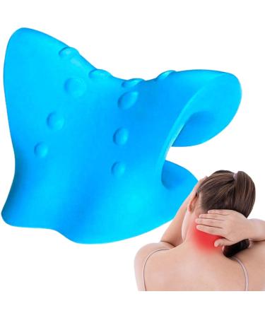 Neck and Shoulder Relaxer - Cervical Traction Neck Hump | Neck Traction Pillow Neck Stretcher Cervical for Optimal Support in All Sleeping Positions - Buy Online on GoSupps.com