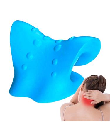 Muflydo Neck and Shoulder Relaxer Soft Cervical Traction Neck Stretch Neck Stretcher Cervical Traction Device Shoulder Relaxer Traction Pillow for Muscle Relaxation