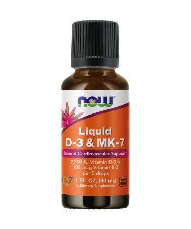 Now Foods Liquid D-3 & MK-7 1 fl oz (30 ml)