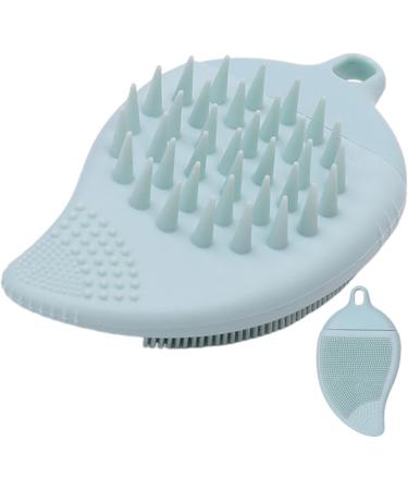 Eventerde Facial Washer Face Washer - Double Sided Silicone Facial Cleansing Pad - Manual Skin Care Scalp Brush Versatile Hand Scrubber Grey-green - Buy Online on GoSupps.com