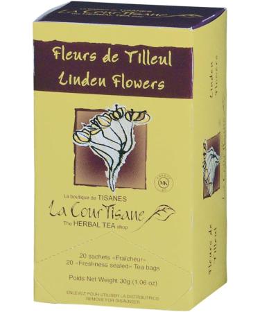 La Courtisane Herbal Tea Linden Flowers Kosher Gluten-Free 20 Teabags - Buy Online on GoSupps.com