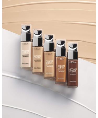 L'Or al Paris - Perfect Match Fluid Foundation - For Dry to Normal Skin - Color: Pink Vanilla (2.R) - 30 ml - Buy Online on GoSupps.com