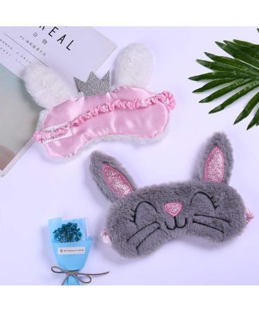 6 Pack Cute Animal Unicorn Sleep Masks for Girls - Soft Plush Blindfold Eye Cover for Kids, Teens, Women - Perfect for Plane Travel, Nap, Night Sleeping - Buy Online on GoSupps.com