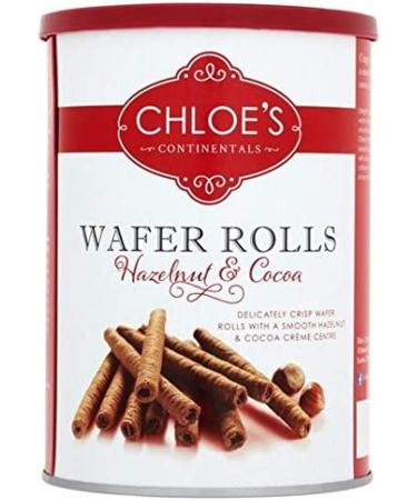 Chloe's Continentals - Wafer Rolls - Hazelnut & Cocoa - 400g - Buy Online on GoSupps.com