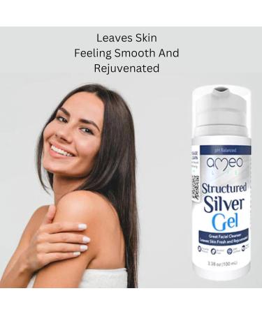 Extra Strength Colloidal Silver Gel 35 ppm | pH Balanced Natural Skin Care for Cuts Scrapes & Burns | 100ml Rejuvenation Gel - Buy Online on GoSupps.com